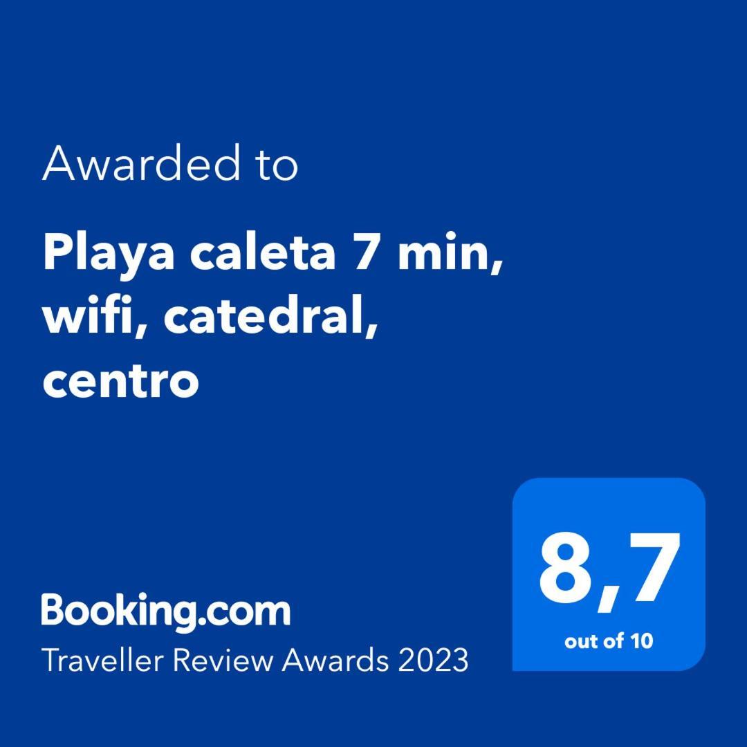 Appartamento Playa Caleta 7 Min, Wifi, Catedral, Centro Cadice Esterno foto